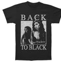 Noir - Front - Amy Winehouse - T-shirt BACK TO BLACK - Adulte