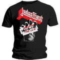 Noir - Front - Judas Priest - T-shirt BREAKING THE LAW - Adulte