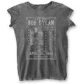 Gris charbon - Front - Bob Dylan - T-shirt CURRY HICKS CAGE - Femme