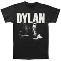 Noir - Front - Bob Dylan - T-shirt AT PIANO - Adulte