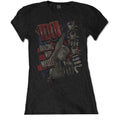 Noir - Front - Billy Idol - T-shirt DANCING WITH MYSELF - Femme