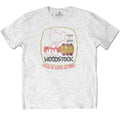 Blanc - Front - Woodstock - T-shirt PEACE - LOVE - MUSIC - Adulte