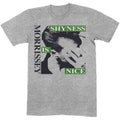 Gris - Front - Morrissey - T-shirt SHYNESS IS NICE - Adulte