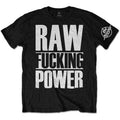 Noir - Blanc - Front - Iggy & The Stooges - T-shirt RAW - Adulte