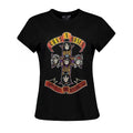 Noir - Front - Guns N Roses - T-shirt APPETITE FOR DESTRUCTION - Femme