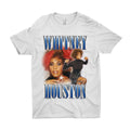 Blanc - Front - Whitney Houston - T-shirt 90S HOMAGE - Adulte