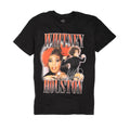 Noir - Front - Whitney Houston - T-shirt 90S HOMAGE - Adulte