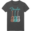 Gris charbon - Front - Fender - T-shirt - Adulte