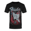 Noir - Front - Fender - T-shirt - Adulte