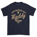 Bleu marine - Front - Muddy Waters - T-shirt KEEP THE BLUES ALIVE - Adulte