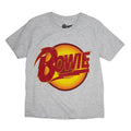 Gris chiné - Front - David Bowie - T-shirt DIAMOND DOGS - Enfant