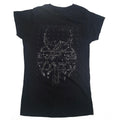 Noir - Front - Disturbed - T-shirt OMNI FOIL - Femme
