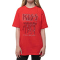 Rouge - Back - Kiss - T-shirt DESTROYER - Enfant