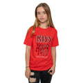 Rouge - Side - Kiss - T-shirt DESTROYER - Enfant