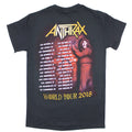 Noir - Back - Anthrax - T-shirt BLOODY EAGLE WORLD TOUR - Adulte