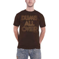 Marron - Front - Frank Zappa - T-shirt DUMB ALL OVER - Adulte