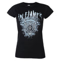 Noir - Front - In Flames - T-shirt BATTLES - Femme