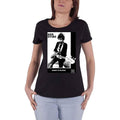 Noir - Front - Bob Dylan - T-shirt BLOWING IN THE WIND - Femme