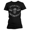 Noir - Front - Avenged Sevenfold - T-shirt DEATH BAT - Femme