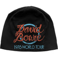 Noir - Front - David Bowie - Bonnet WORLD TOUR - Adulte