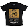 Noir - Front - AC-DC - T-shirt TRACK - Adulte
