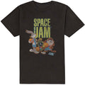 Noir - Front - Space Jam - T-shirt TUNE SQUAD - Adulte