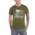 Vert kaki - Front - Woodstock - T-shirt - Adulte