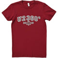 Rouge - Front - U2 - T-shirt DEGREE TOUR - Femme