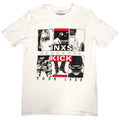 Blanc - Front - INXS - T-shirt KICK TOUR - Adulte