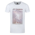 Blanc - Front - Joy Division - T-shirt UNKNOWN PLEASURES - Adulte