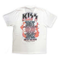 Blanc - Back - Kiss - T-shirt END OF THE ROAD BAND PLAYING - Adulte