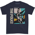Bleu marine - Front - The Police - T-shirt MESSAGE IN A BOTTLE - Adulte
