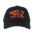 Noir - Orange - Front - Guns N Roses - Casquette de baseball WAS HERE - Adulte