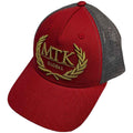 Gris - Rouge - Front - Tokyo Time - Casquette MTK GLOBAL - Adulte