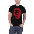 Noir - Front - Che Guevara - T-shirt RED ON BLACK - Adulte