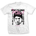 Blanc - Front - Ice Cube - T-shirt BEANIE KANJI - Adulte