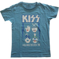 Bleu - Front - Kiss - T-shirt MADE FOR LOVIN' YOU - Adulte