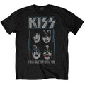 Noir - Front - Kiss - T-shirt MADE FOR LOVIN' YOU - Adulte