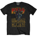 Noir - Front - Kiss - T-shirt COBRA ARENA '76 - Adulte