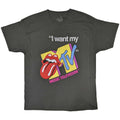 Gris charbon - Front - MTV - T-shirt WANT MY MTV - Adulte