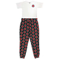 Noir - Blanc - Rouge - Front - Red Hot Chilli Peppers - Ensemble de pyjama CLASSIC - Femme