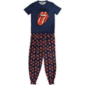 Bleu marine - Rouge - Front - The Rolling Stones - Ensemble de pyjama CLASSIC - Adulte