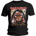 Noir - Front - Iron Maiden - T-shirt LEGACY ACES - Adulte