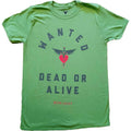 Vert - Front - Bon Jovi - T-shirt WANTED - Adulte