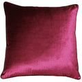 Rouge - Front - Riva Paoletti - Housse de coussin Luxe velours