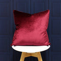Rouge - Side - Riva Paoletti - Housse de coussin Luxe velours