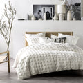 Blanc - Front - Linen House - Parure de lit HAZE