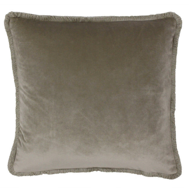 Taupe - Front - Riva Paoletti  - Housse de coussin Freya