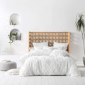 Blanc - Back - Linen House - Parure de lit PALM SPRINGS