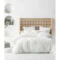 Blanc - Back - Linen House - Taie d'oreiller rectangulaire MANISHA